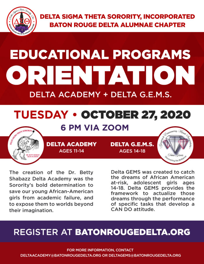 Baton Rouge Delta Delta GEMS